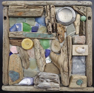 Driftwood Collage Box